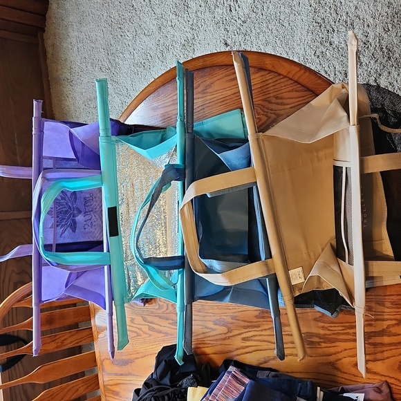 Lotus Trolley Bags - Reusable Shopping Bags- Set of 4 - Picture 9 of 13